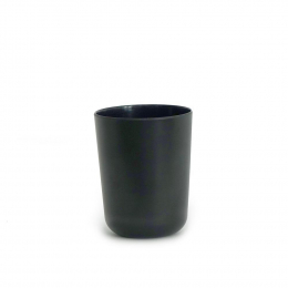 Verre en bambou pour brosse à dents - Noir