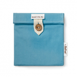 Pochette casse-croûtes lavable et réutilisable Snack'n'Go - Bleu