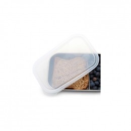Couvercle pour boite en inox rectangulaire 740 ml - Translucide