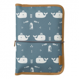 Pochette de change Whale blue
