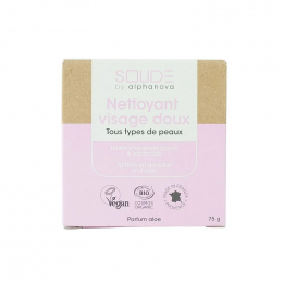 Nettoyant doux solide visage 75 g - Alphanova