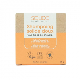 Shampooing solide doux Bio - Tous types de cheveux - 75 g
