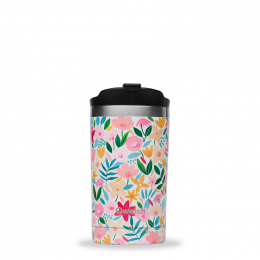 Travel mug - Tasse nomade isotherme - 300 ml - Flora rose