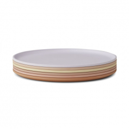 Assiettes Logan - 6-pack - Light lavender multi mix