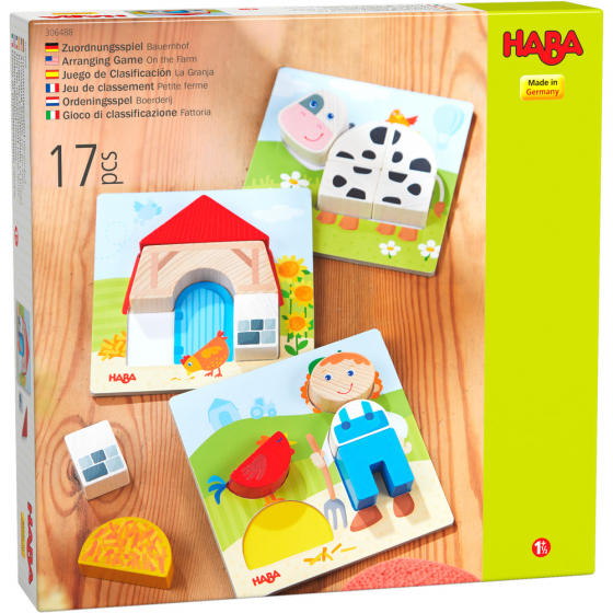 Jeu de classement Petite ferme - 17 pcs