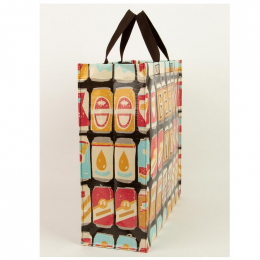 Grand cabas shopper en matériaux recyclés - Beer me