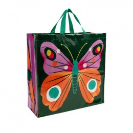 Grand cabas shopper en matériaux recyclés - Big butterfly