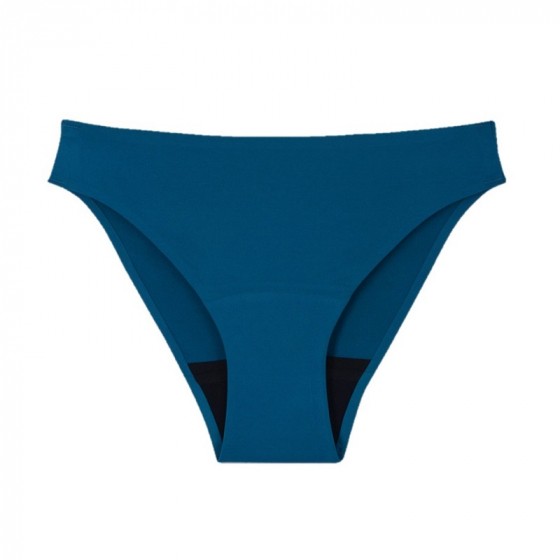 Culotte menstruelle Séléné pour ado - Flux moyen - Bleu Tropico Culotte menstruelle Séléné pour ado - Flux moyen - Bleu Tropico