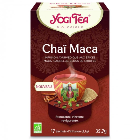 Infusion ayurvédique aux épices - Chaï Maca - 17 sachets Infusion ayurvédique aux épices - Chaï Maca - 17 sachets