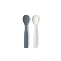Set de 2 cuillières en silicone Bambino - Cloud / Storm