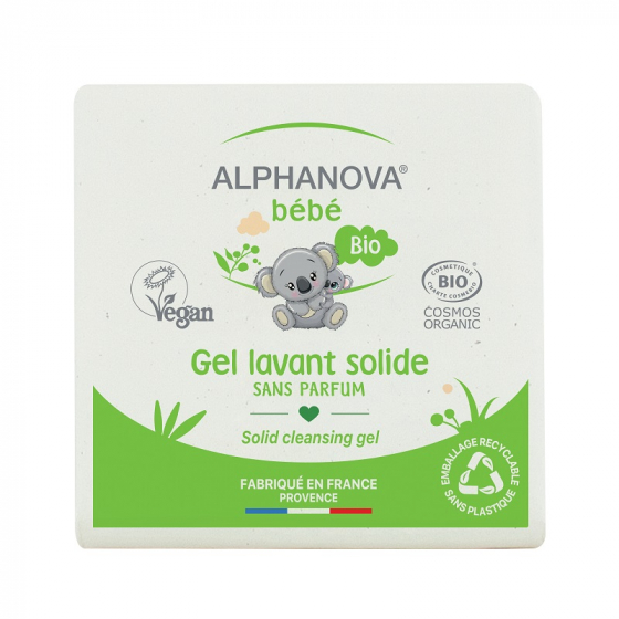 Gel lavant solide Bébé - sans parfum - 100 g