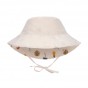 Chapeau de soleil réversible - Botanical offwhite