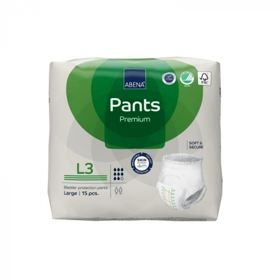 Culottes absorbantes jetables pour adulte Abri-Flex Premium- L3 - 15 culottes