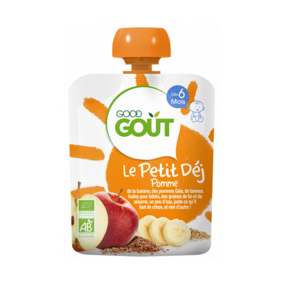 Trio Le Petit Déj Pomme 70g dès 6 mois