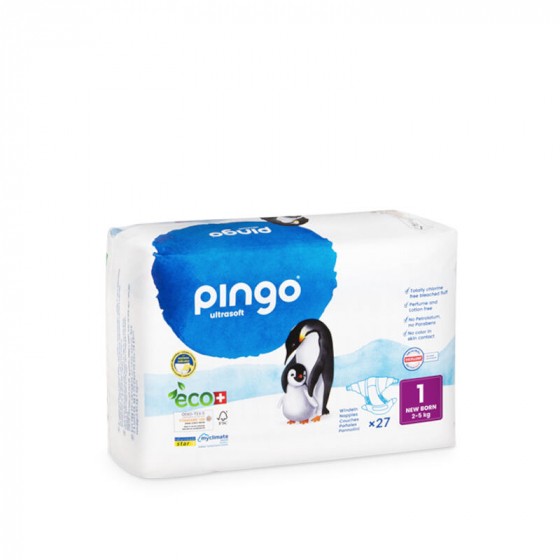 Couches / langes écologiques T1 nouveau-né 2-5kg Couches / langes écologiques T1 nouveau-né 2-5kg