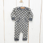 pyjama bébé 'Pineapple anthracite' en coton bio