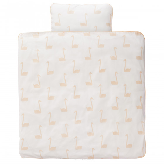 parure de lit - Swan pale peach (80x80) parure de lit - Swan pale peach (80x80)