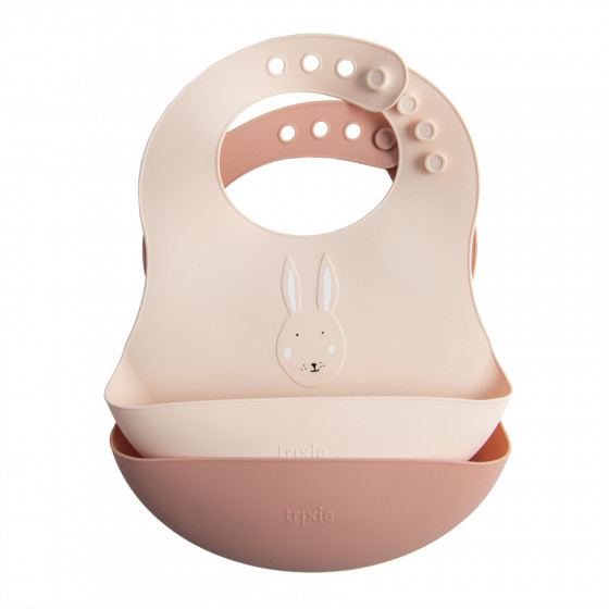 Bavoirs en silicone - 2-pack - Mrs. Rabbit Bavoirs en silicone - 2-pack - Mrs. Rabbit