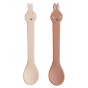 Cuillères en silicone - 2-pack - Mrs. Rabbit