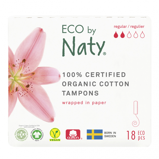 Tampons Normal sans applicateur - 18 pièces