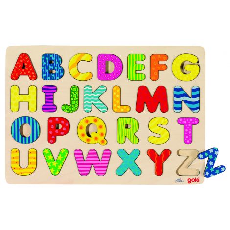 Puzzle en bois à encastrement ABC